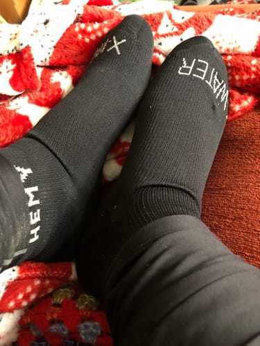 Customer photo review of HEMY Waterproof Socks