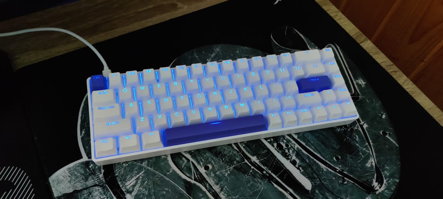 Customer photo review of DrunkDeer G65 - Wired Actuation-Distance-Adjustable Magnetic Switch Gaming Keyboard