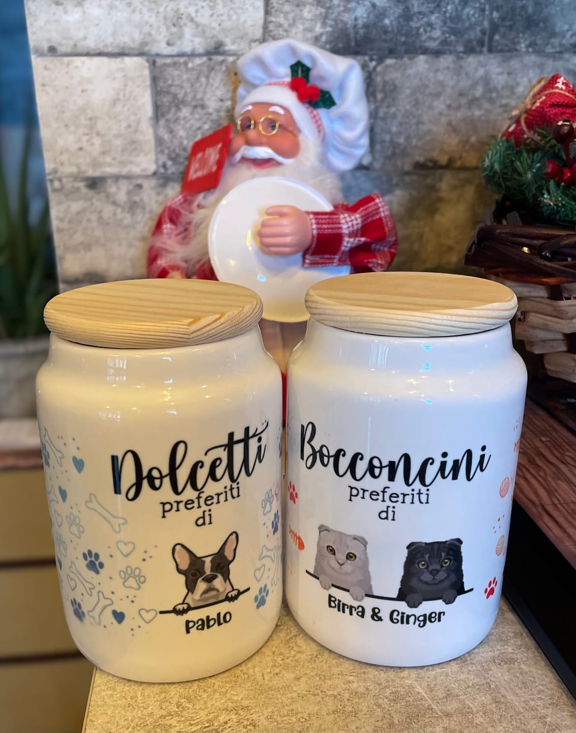 Customer photo review of Bocconcini preferiti - Porta bocconcini personalizzato