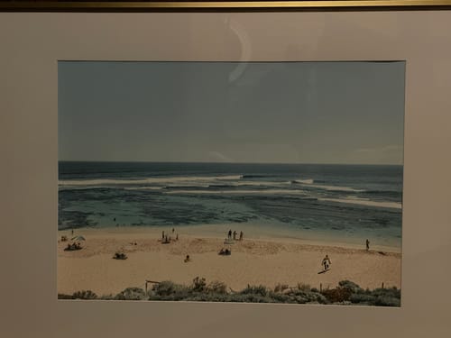 Customer photo review of Beach Days, Yallingup Art Print