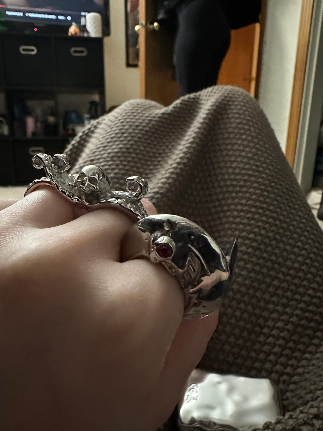 Customer photo review of XL LUNA RING