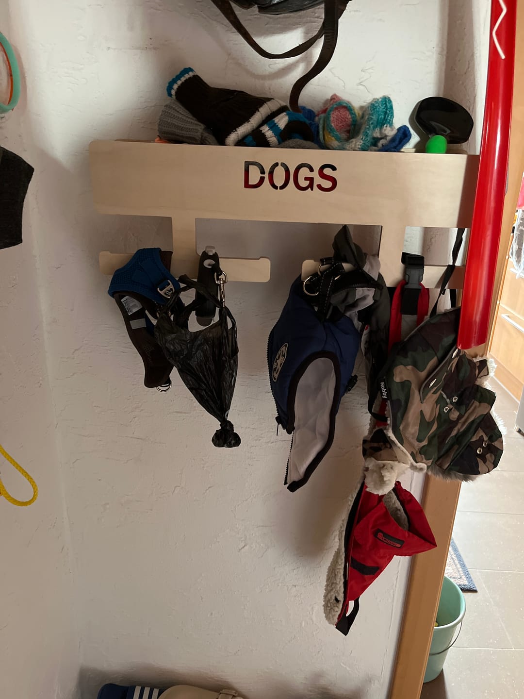 Customer photo review of PERSONALISIERUNG: Hundegarderobe XL