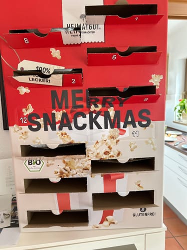 Kundenbewertung mit Foto zu ⏰ VORVERKAUF: Snack-Adventskalender 2024