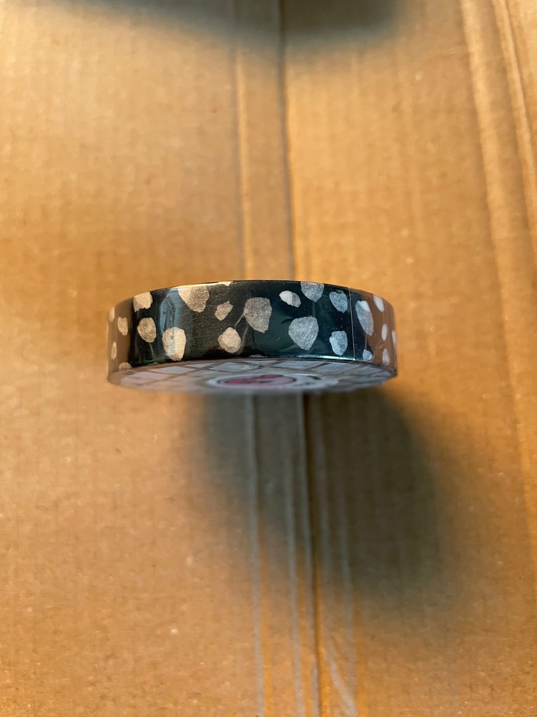 Customer photo review of Black Dalmatian Washi Tape 10mm