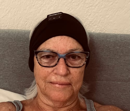 Customer photo review of CozyBand Wireless Headphones