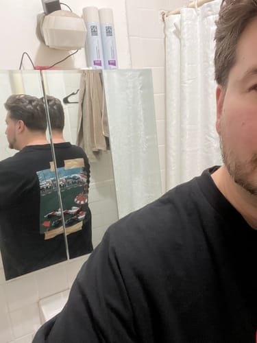 Customer photo review of Old-School Speedway Tee