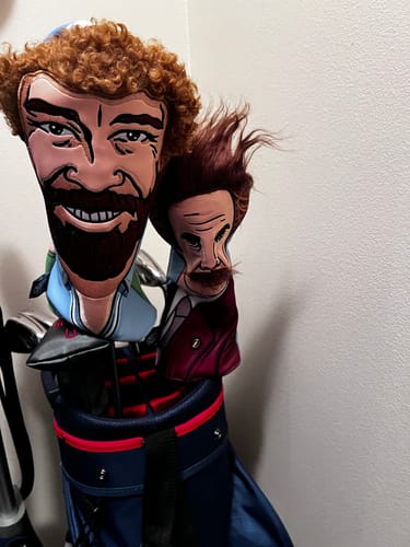 Customer photo review of BOB ROSS HEADCOVER
