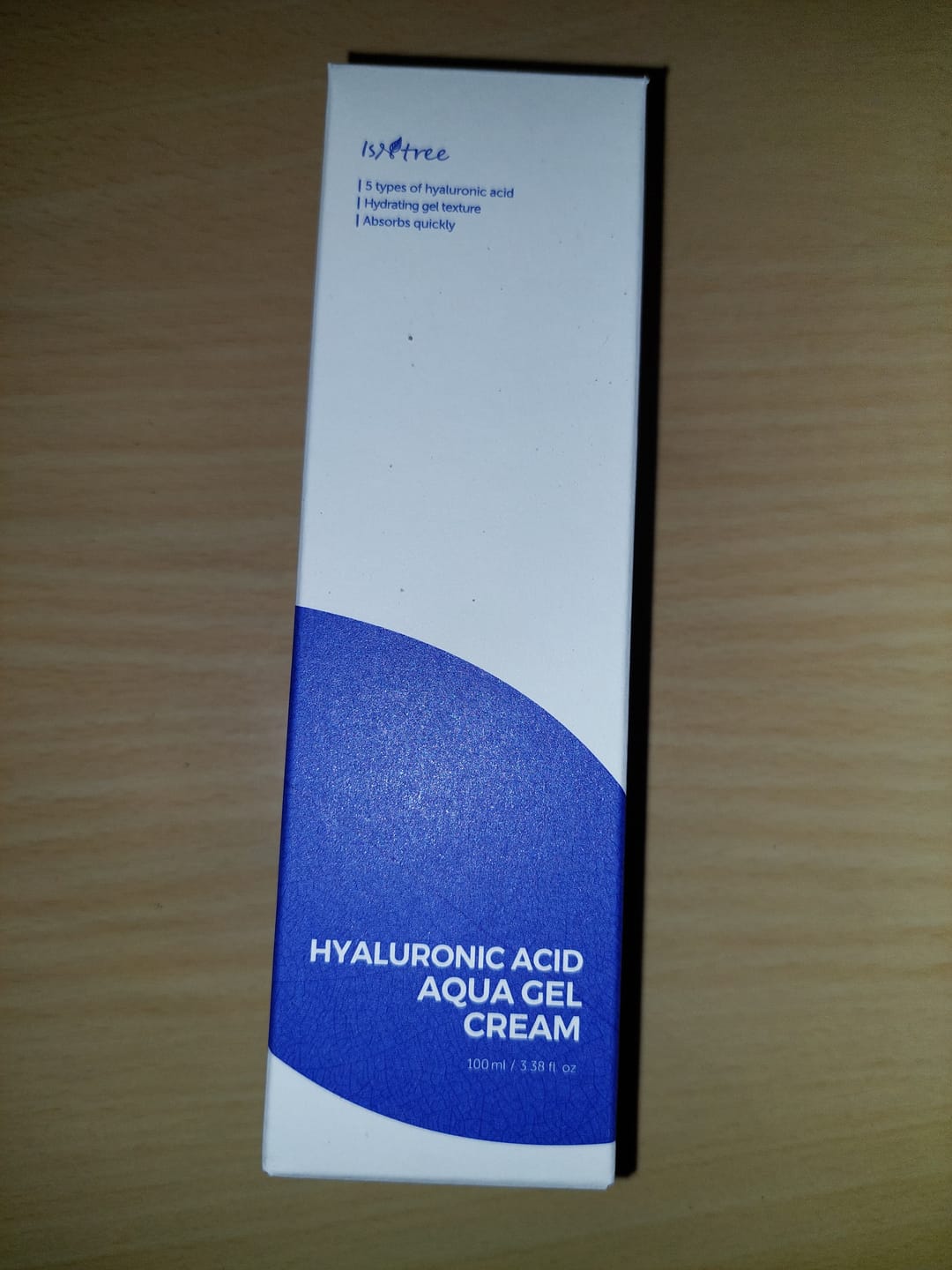 Customer photo review of Hyaluronic Acid Aqua Gel Cream