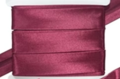 Customer photo review of Plain Satin Bias Binding Tape - 5 metres