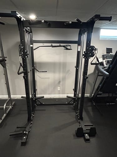 Customer photo review of Major Fitness F22 All-In-One Home Gym Power Rack