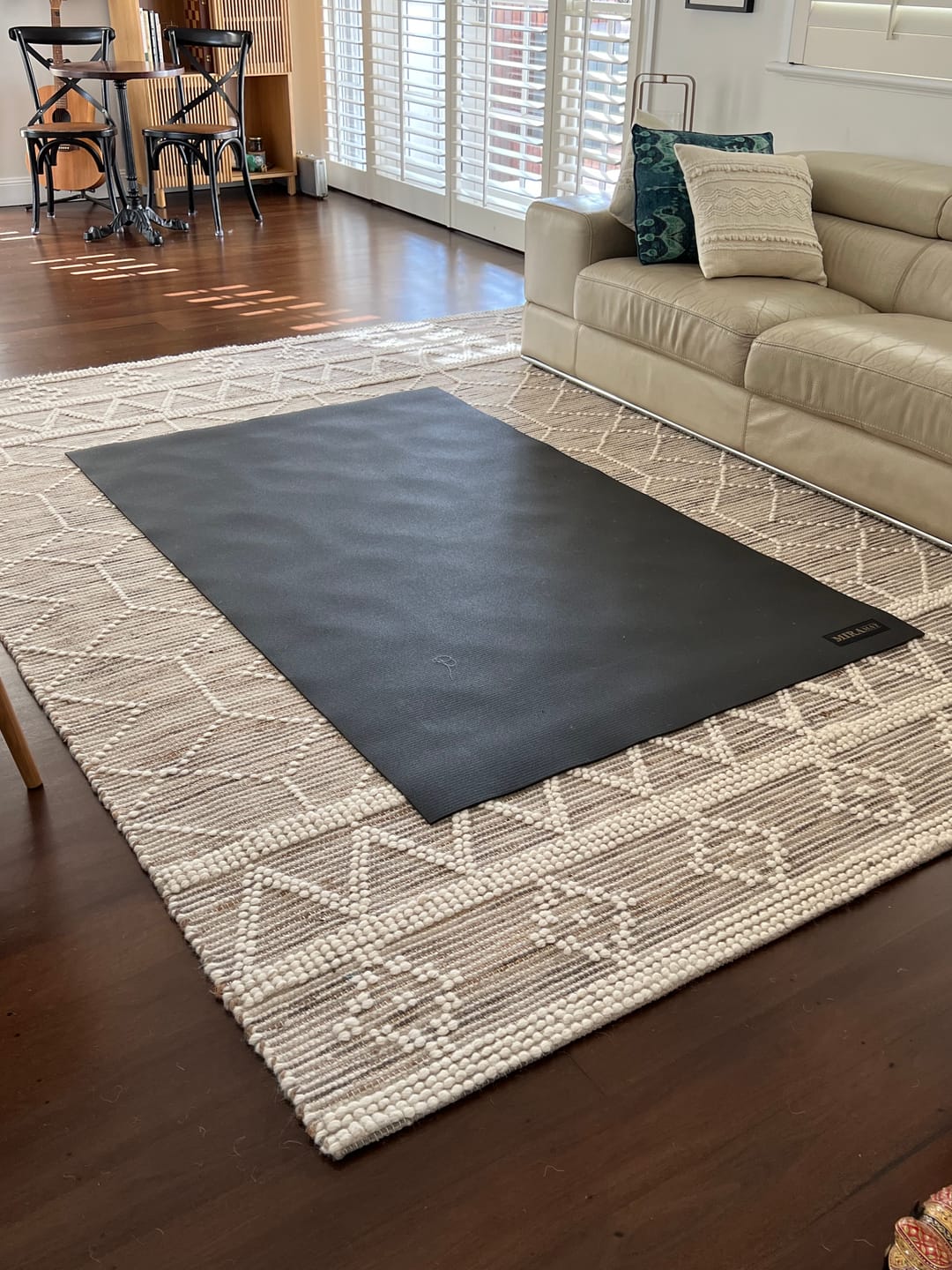 Customer photo review of Miramat® - 200cm x 120cm - Extra Large Exercise Mat - In Stock