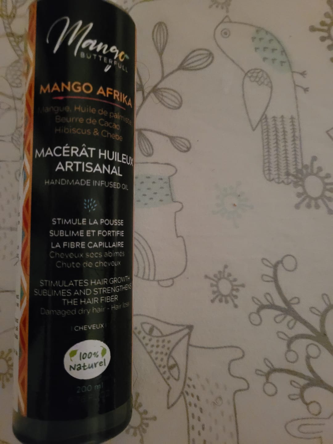 Customer photo review of Macérât huileux artisanal - MANGO AFRIKA