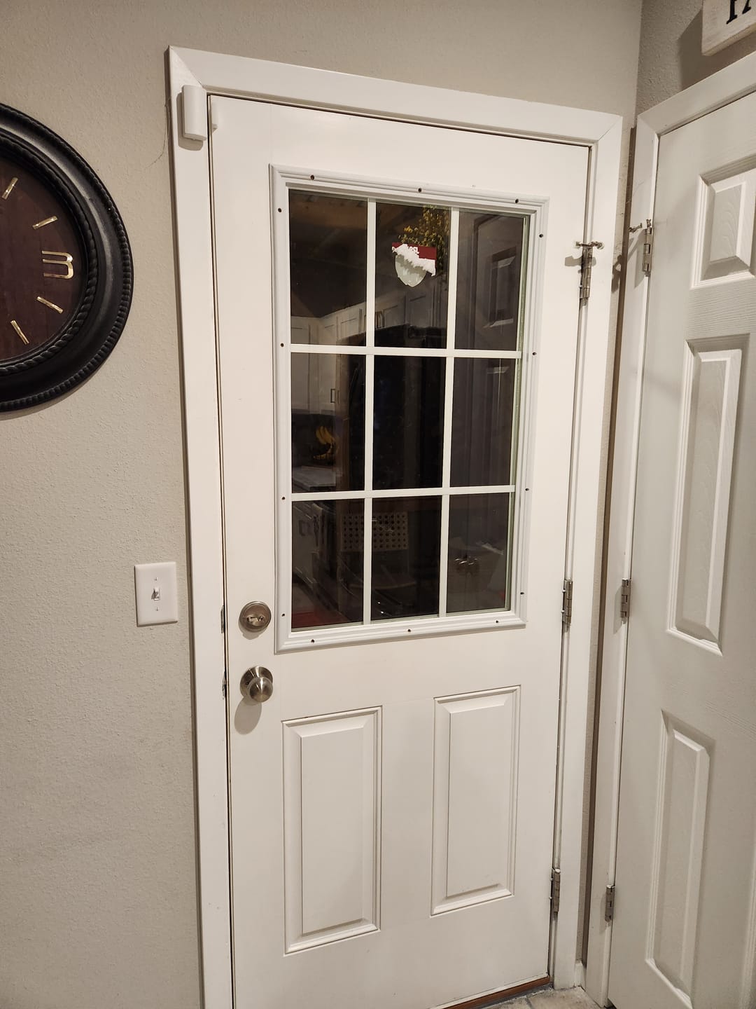 Customer photo review of Grills Between Glass 9 Lite Glass and Frame Kit (Half Lite)