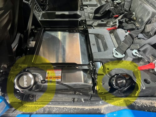 Customer photo review of Pro R, Turbo R, Pro XP 4 Seat 7.5 Gallon Floor Board Fuel Tank