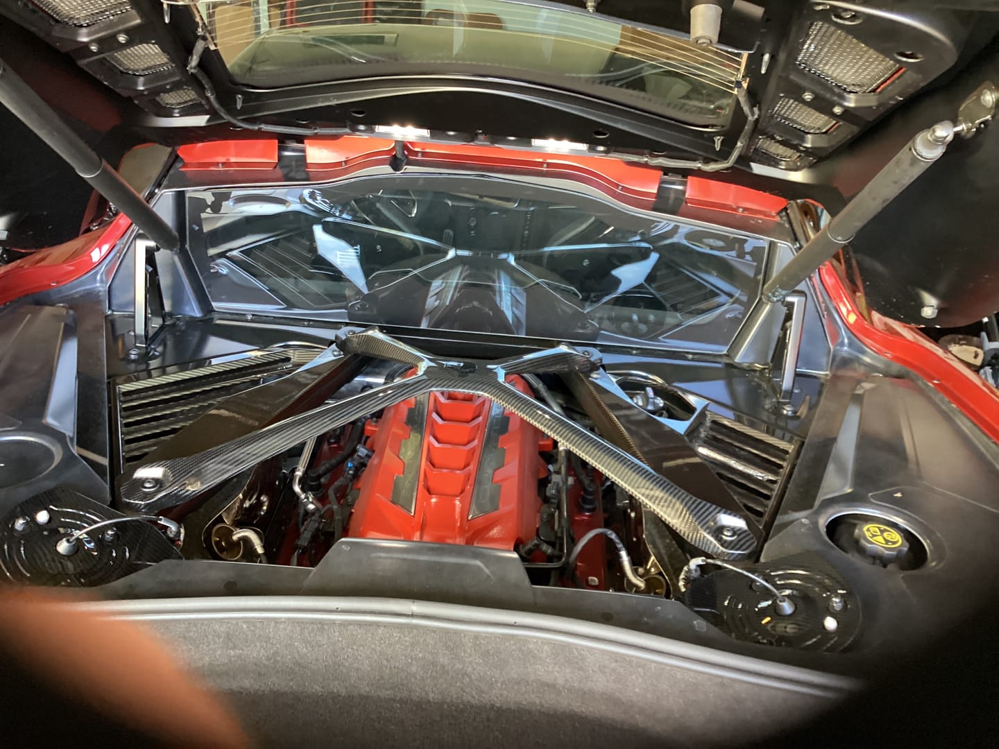 Customer photo review of Chevrolet Corvette C8 Carbon Fiber X-Brace