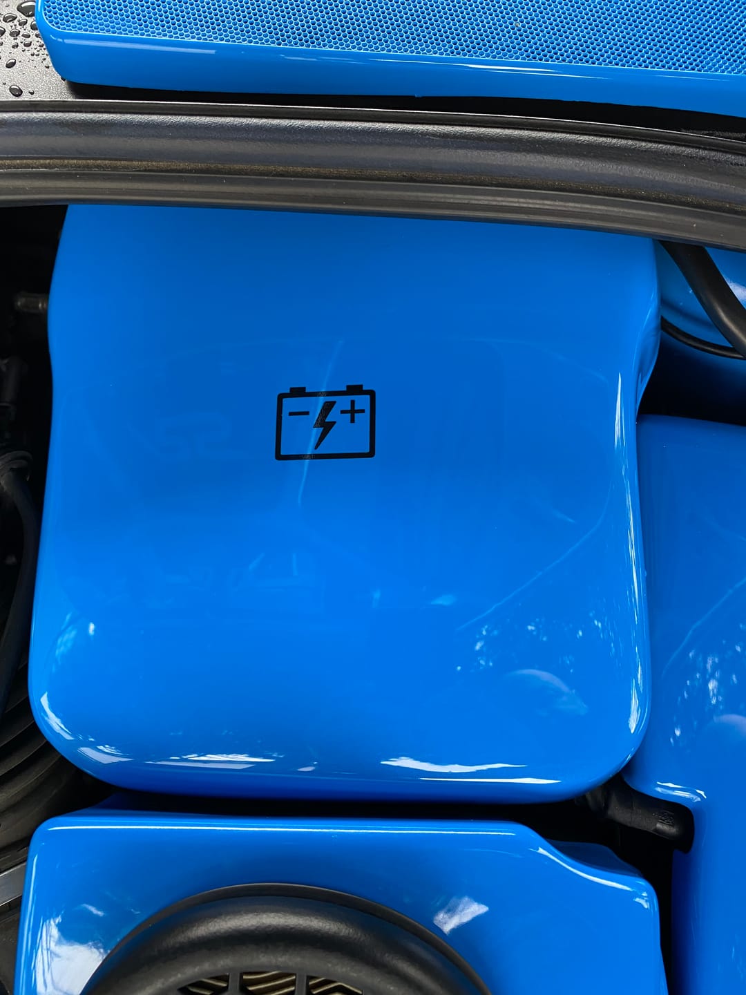 Customer photo review of Battery and Fuse Vinyl Sticker Set