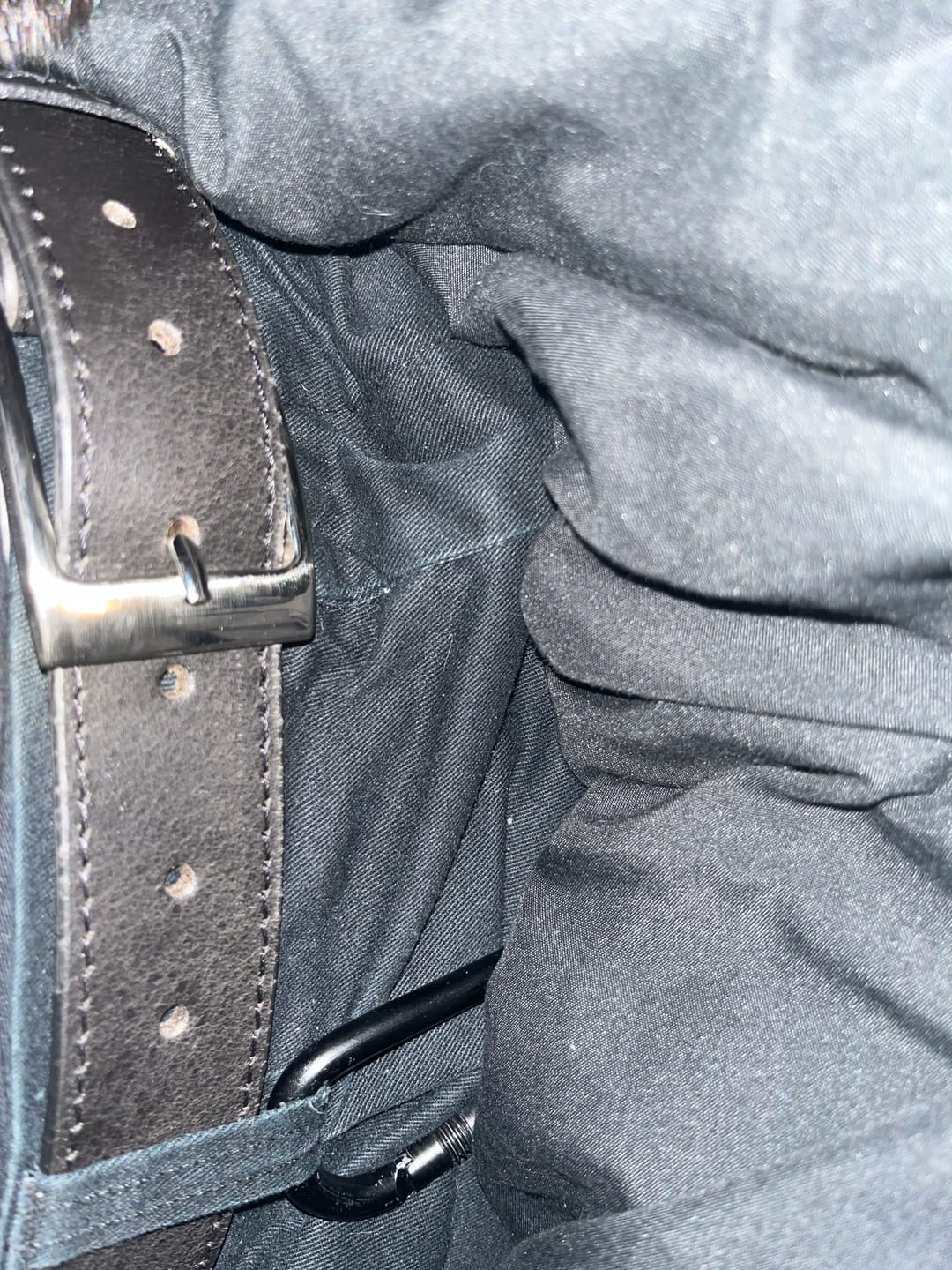 Customer photo review of The Milestone Belt - Black Formal 100% Real Leather Belt