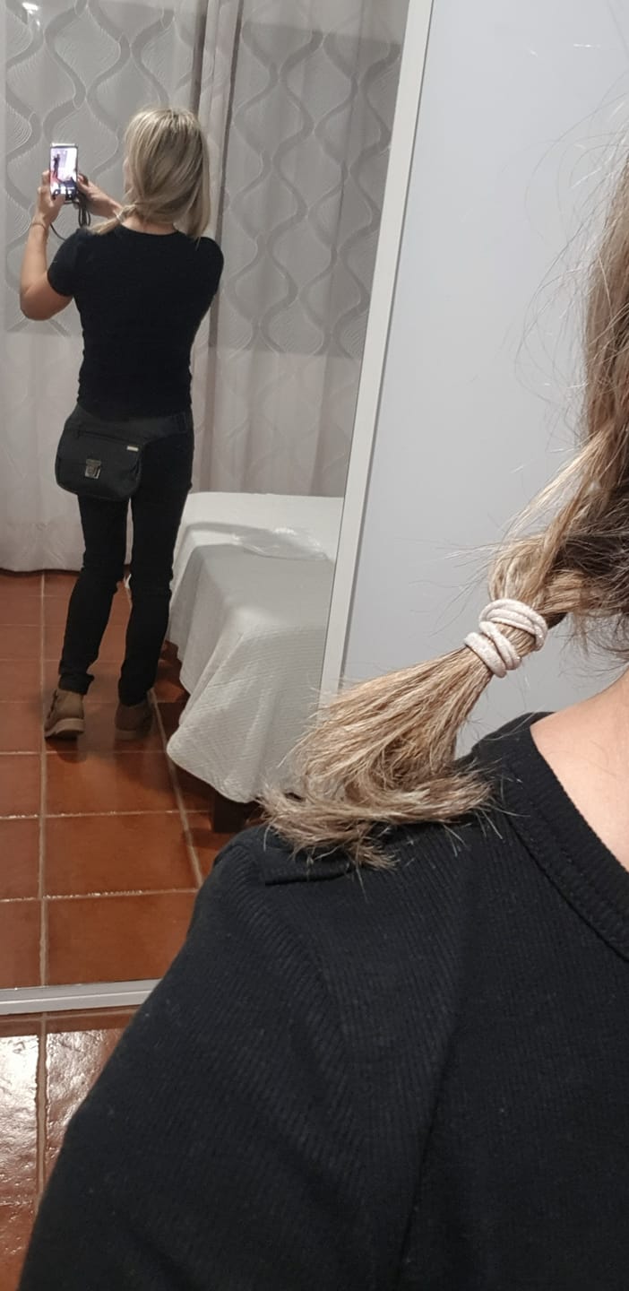 Customer photo review of Riñonera "Classic Black & Old Gold” + Bolsillo trasero · Piel · Pieza Exclusiva Núm. 19004
