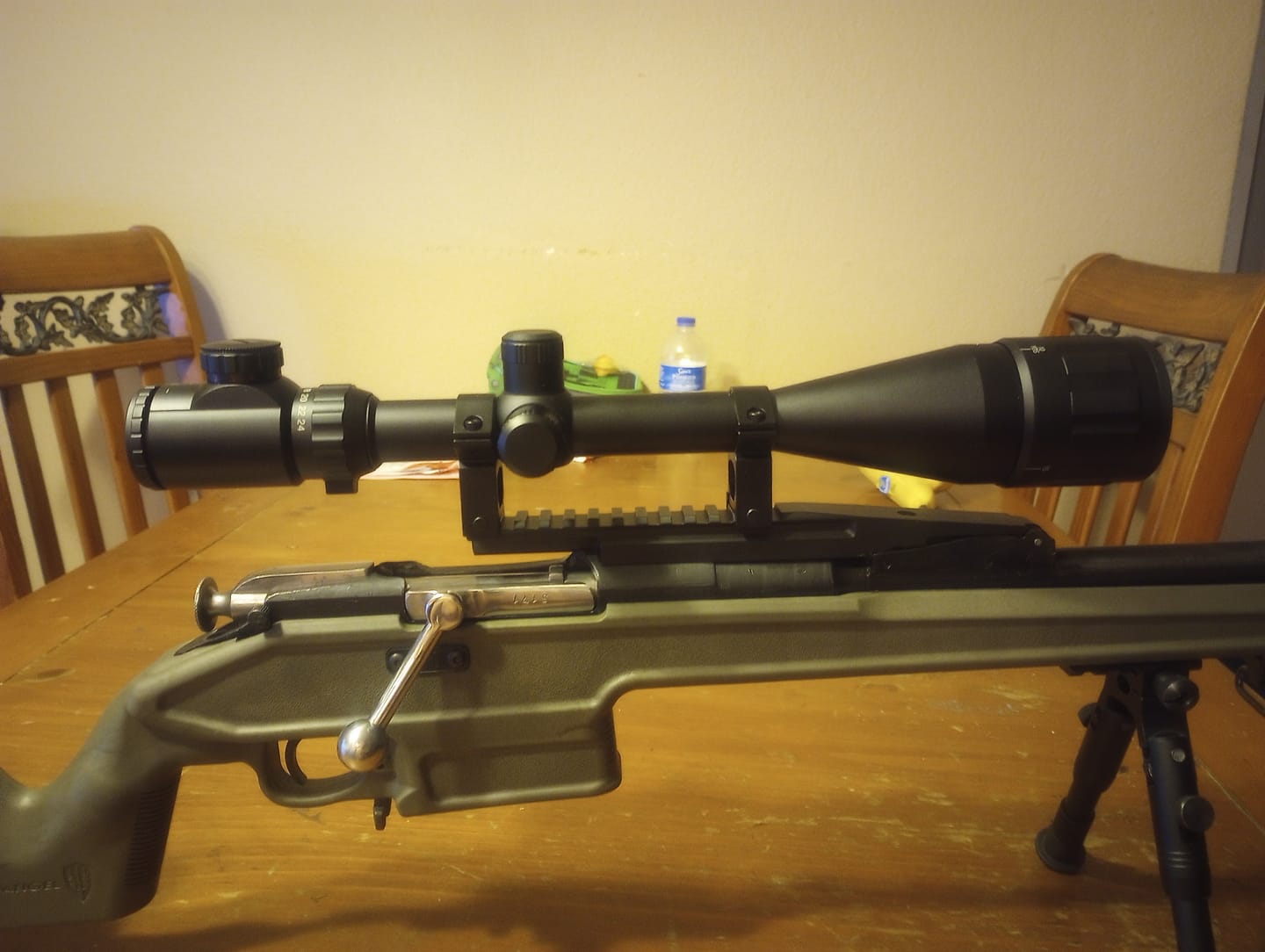 Customer photo review of Mosin Nagant thread on bent bolt handle - no welding required