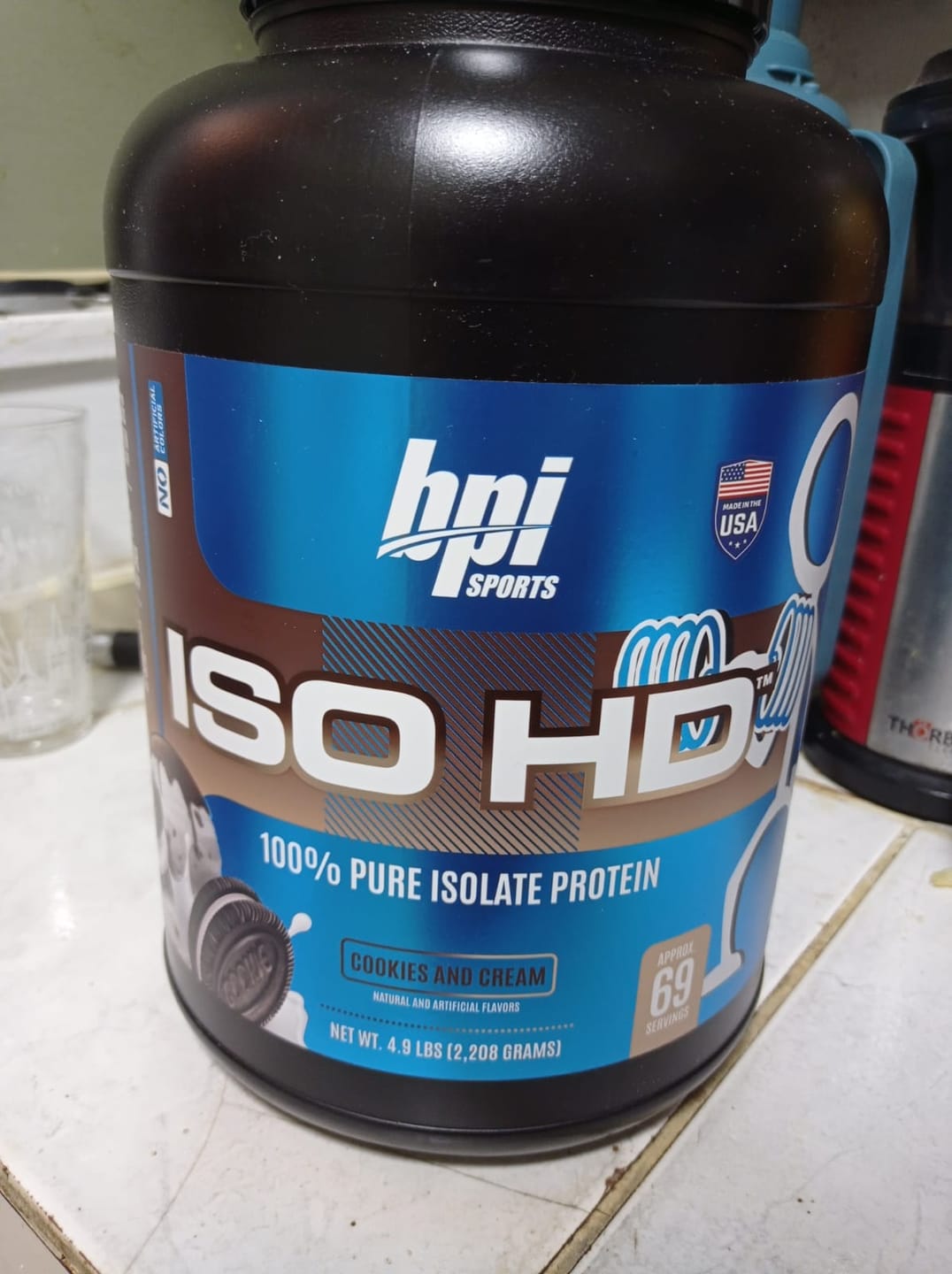 Customer photo review of Bpi Sports Iso HD Proteina Aislada 4.9 Lb