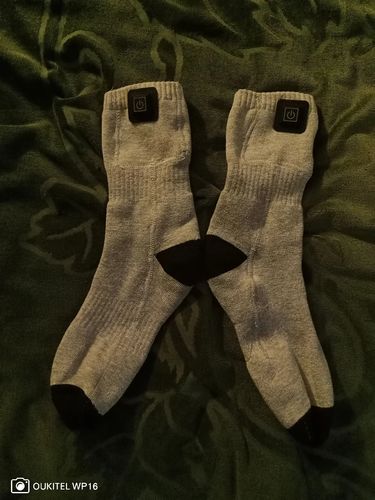 Customer photo review of Happy™ HeatedSocks - Unisex Varmesokker Med Justerbar Temperatur