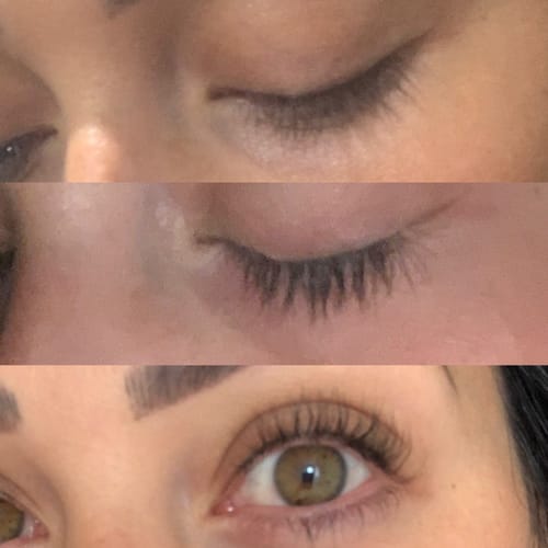 Customer photo review of LIMITED EDITION LASH BUNDLE