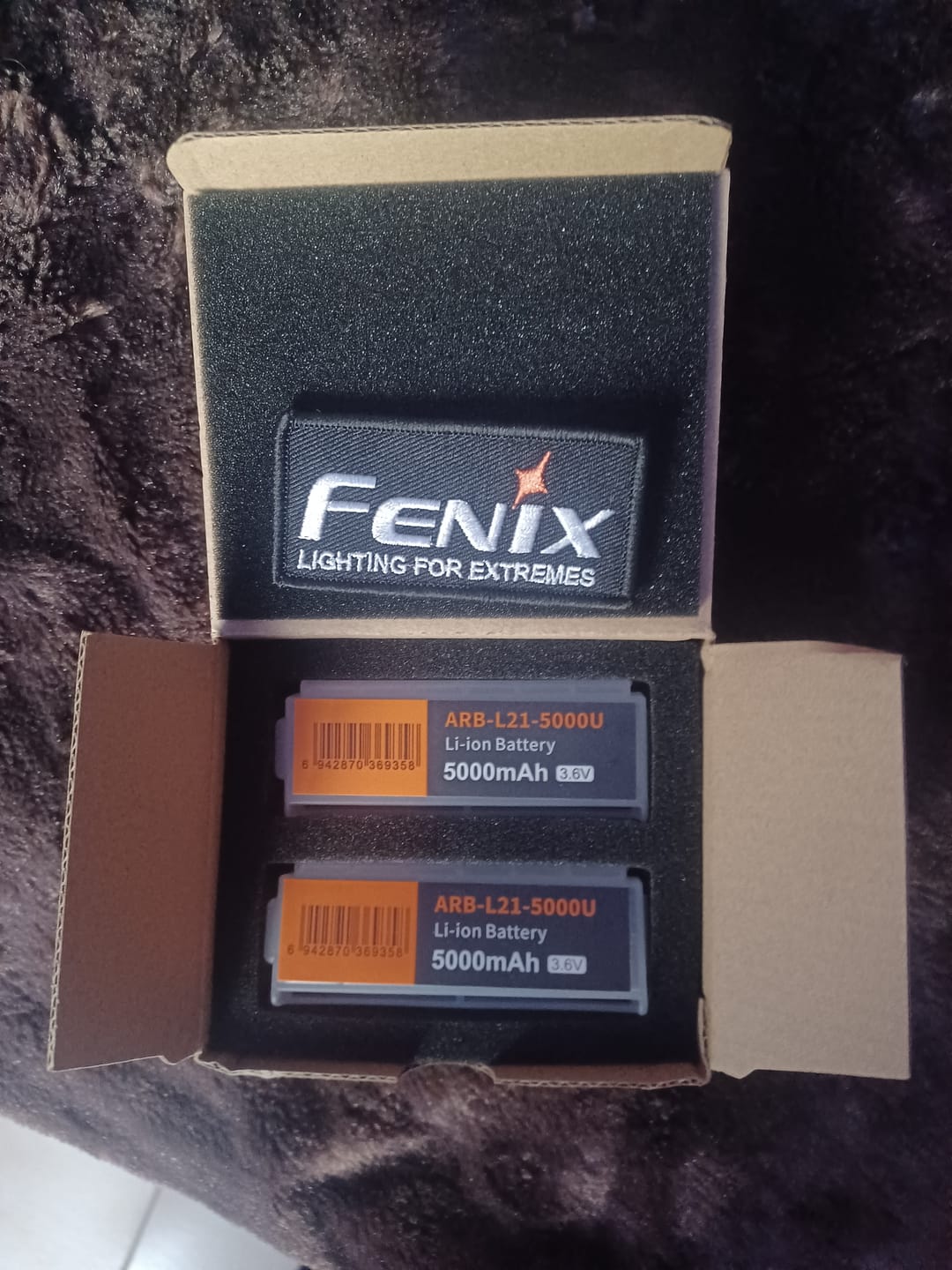 Customer photo review of Fenix ARBL21-5000 V2.0 - Batterie 21700 - 3,6V 5000mAh