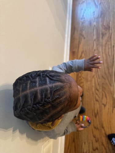 Customer photo review of Braid gel and signature comb set