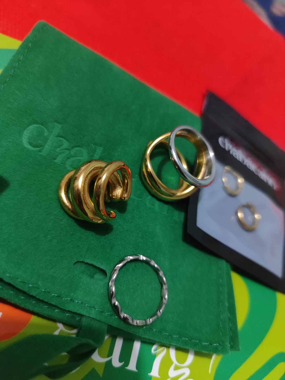 Customer photo review of Ear Cuff Triple