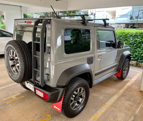 Customer photo review of Escalera para Suzuki Jimny