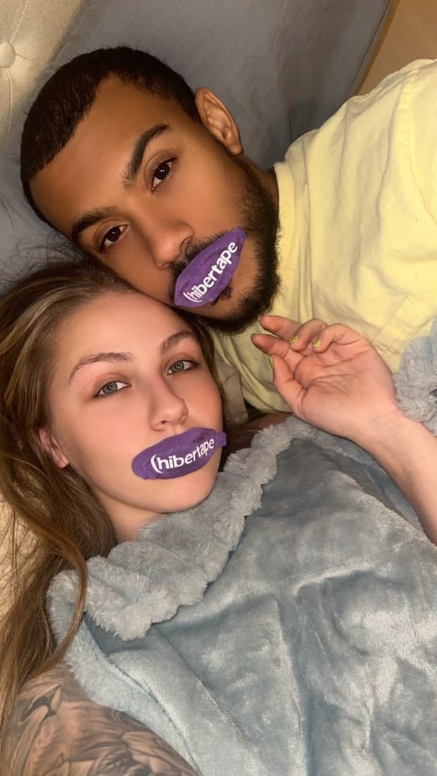 Customer photo review of Lavender-Infused Sleep Tape - 3 Month Supply