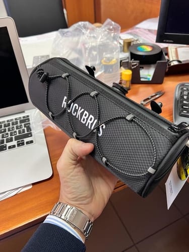 Customer photo review of Bike Handlebar Bag