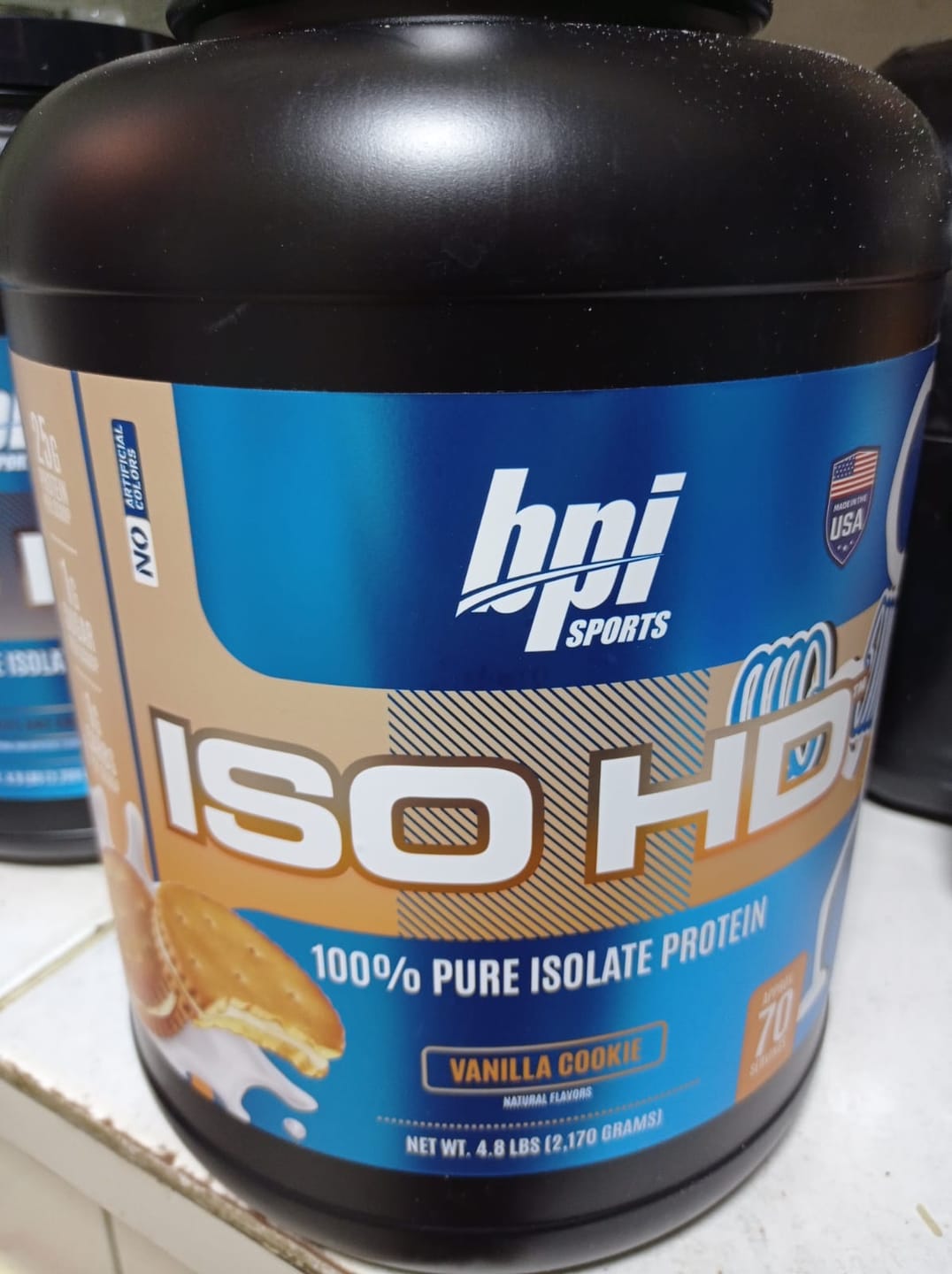 Customer photo review of Bpi Sports Iso HD Proteina Aislada 4.9 Lb