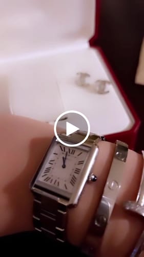 Customer video review of CC LOGO EARRINGS SMALL SILVER DIAMOND