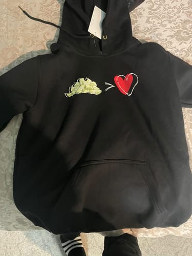 Customer photo review of Love Me Now Hoodies