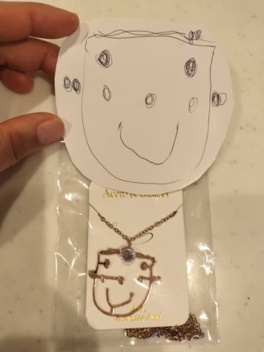 Customer photo review of お絵描きアクセサリー