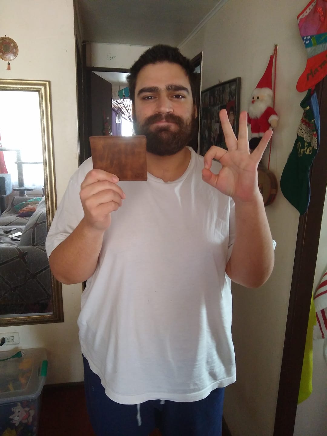 Customer photo review of Billetera Clásica