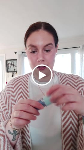 Customer video review of Frozen Color Changing Lip Oil