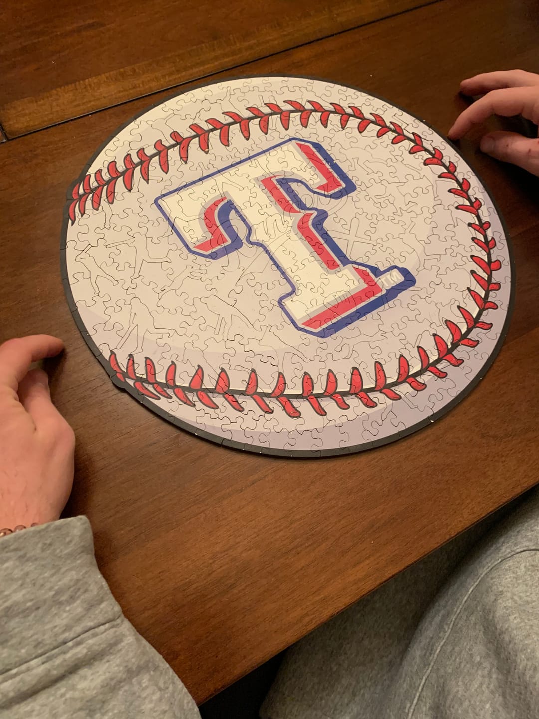 Customer photo review of Texas Rangers™ - Wooden Puzzle