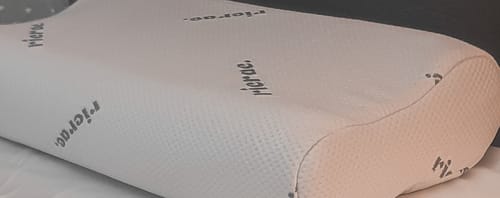 Customer photo review of Contour Memory Foam Pillow suitable for Neck & Shoulder Pain