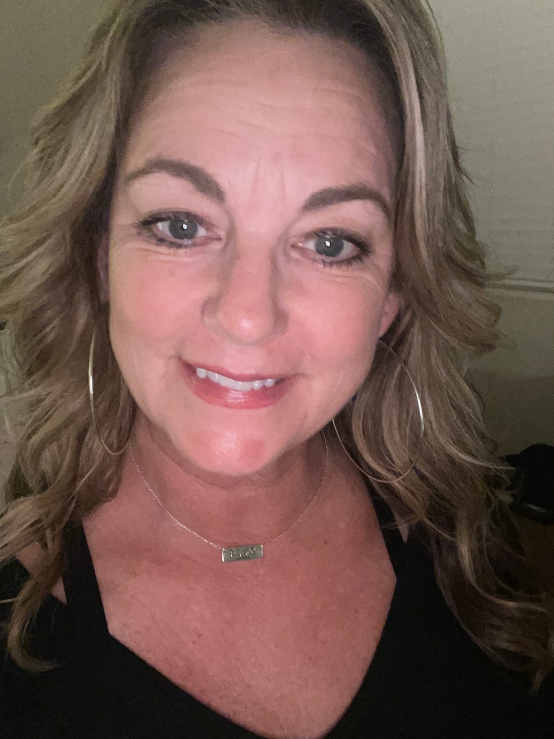 Customer photo review of but God necklace