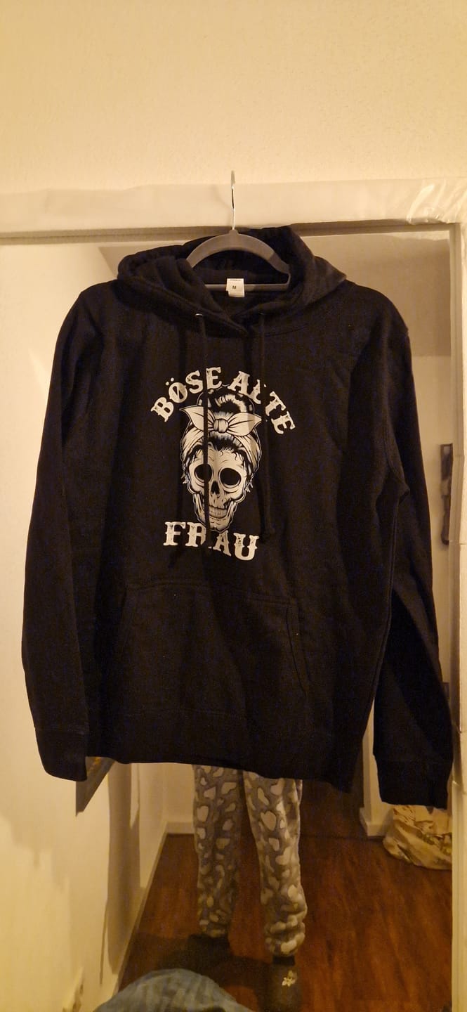 Customer photo review of Böse alte Frau - Damen Hoodie