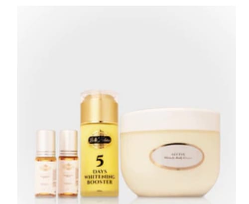 Customer photo review of Glutax Miracle Body Cream With 2 Belle Nubian Serum +1 5 Days Lightening Booster