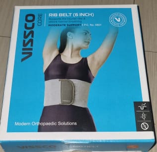 Customer photo review of Rib Belt | Provides Moderate Support to the Injured Ribs & Allows Normal Respiration (Grey)