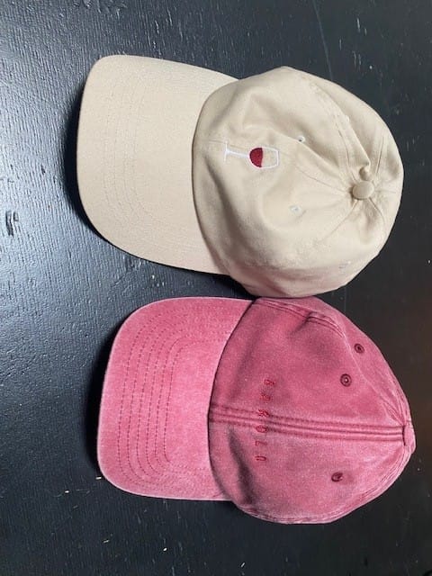 Customer photo review of The Red Wine Glass. Vintage Hat