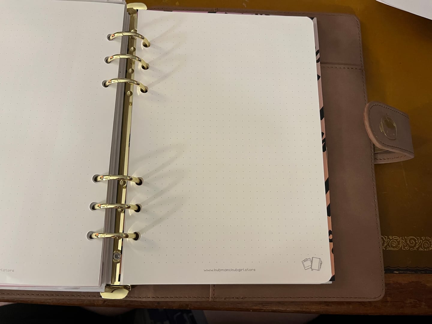 Customer photo review of Planner Inserts - Dot grid