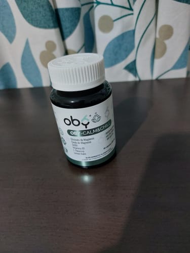 Customer photo review of OBY CALM Magnesio: Glicinato de Magnesio. oxido de magnesio, GABA, L-Teanina