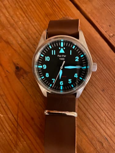 Customer photo review of Far-Far Klassisk Pilotklokke