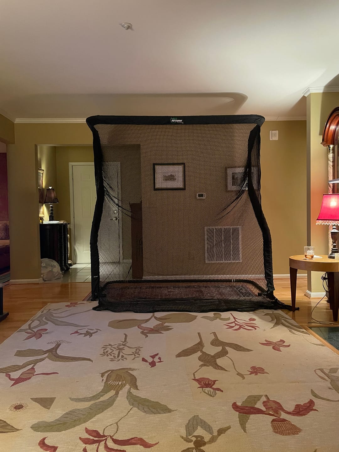 Customer photo review of Home Series V2 - 7' x 7' Golf Net