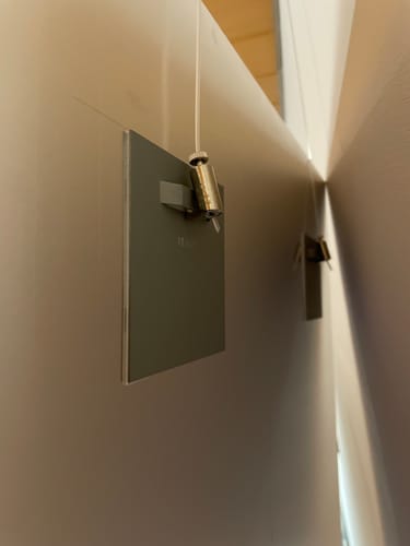 Customer photo review of Halterung - Haftbleche-Set